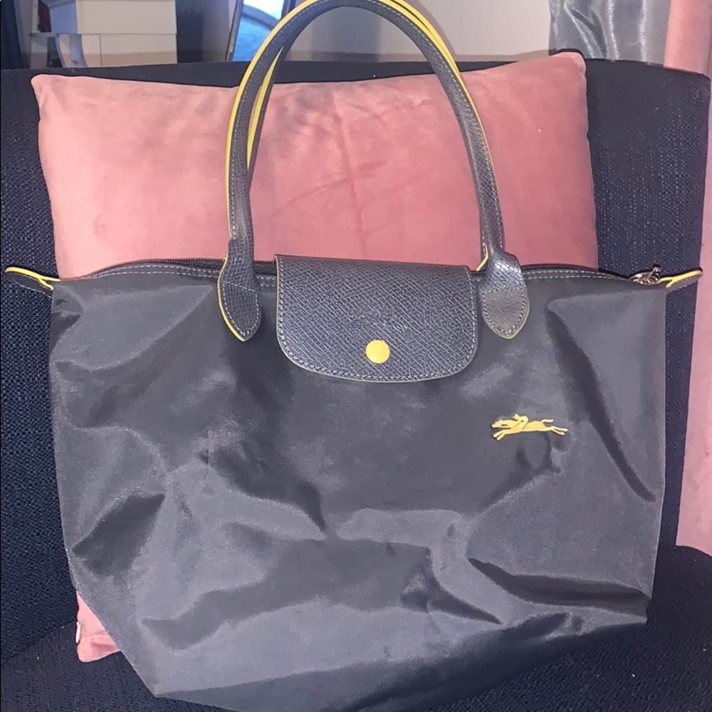 Beautiful Grey &Yellow bag